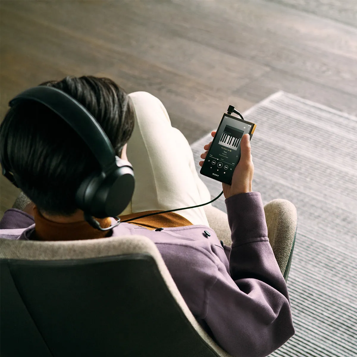 Sony NW-ZX707 Walkman ZX Series Hi-Res Digital Music Player with Bluetooth, WiFi, & Expandable Storage