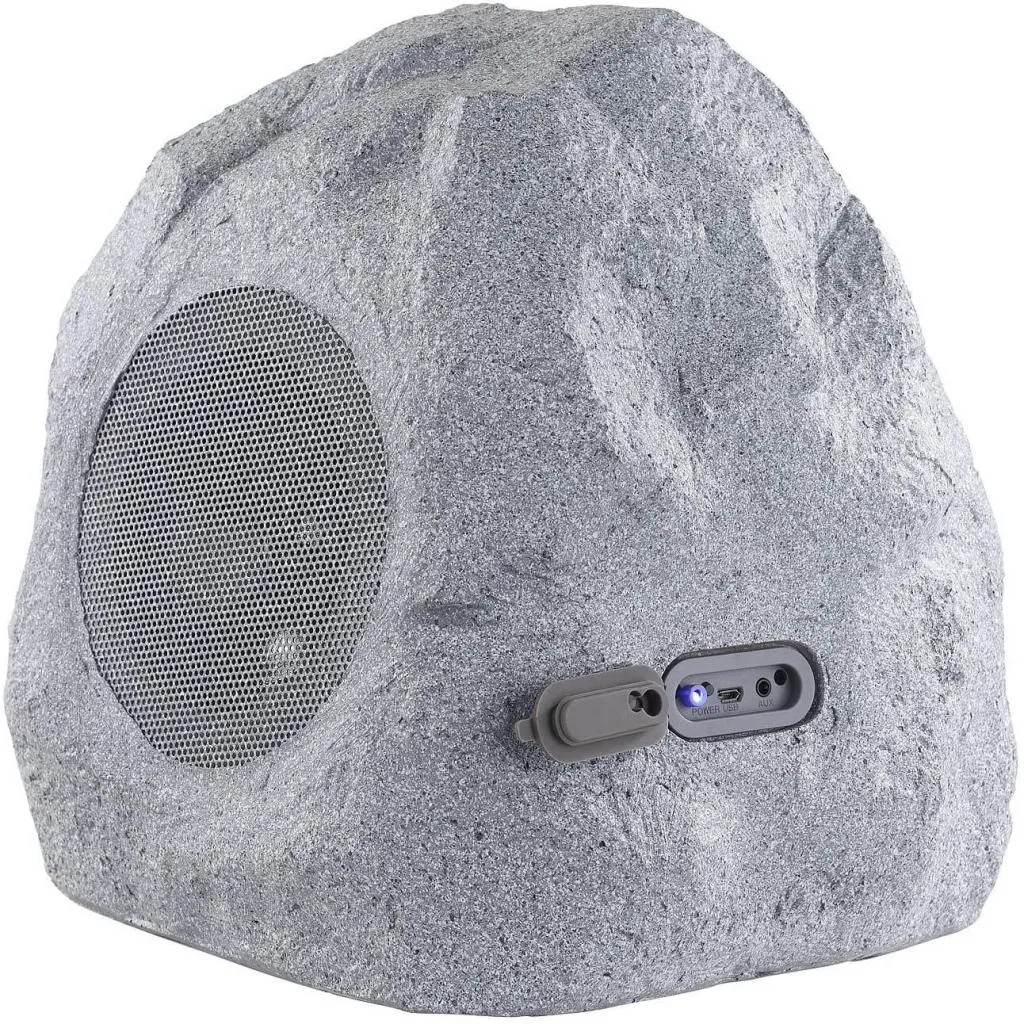 Speaker in stone design with Bluetooth - garden speaker (30 watts)