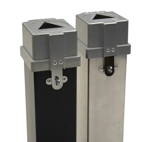 Square Well Protector, Aluminum Lid, 8" x 5' Tall