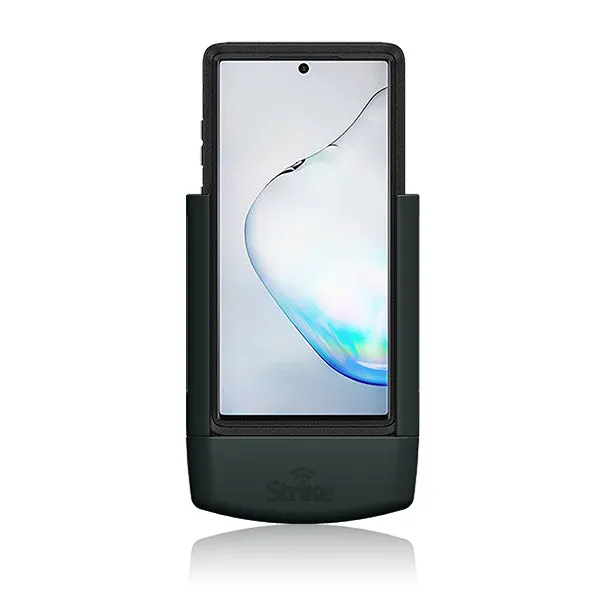 Strike Alpha in-car Cradle for Samsung Galaxy Note 10 that work with OtterBox Defender Case On