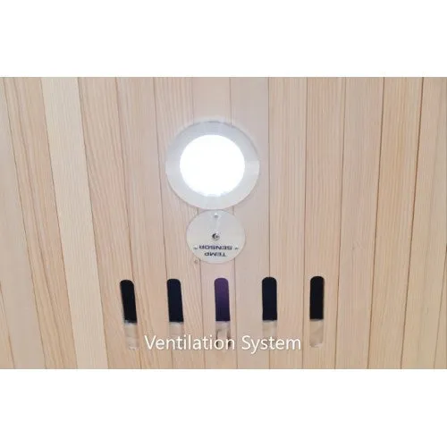 Sunray Burlington 2-Person Outdoor Sauna with Ceramic Heaters