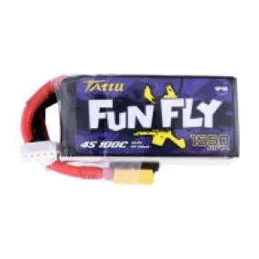 Tattu - 357 - 1550mAh 4S1P 14.8V 100C LiPo XT60 Plug Soft Case