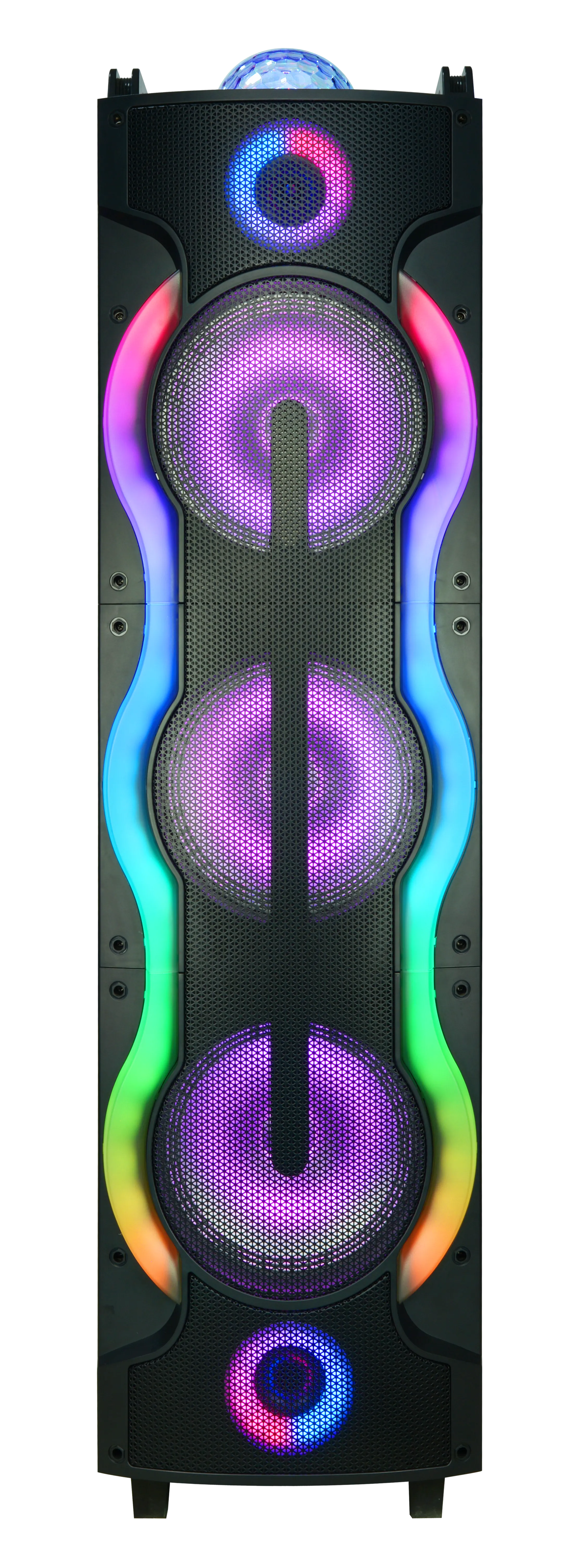 TOPTECH SKY-30, 3x10" Bluetooth Speaker with Disco Lights, DJ Bulb & Wireless Connectivity