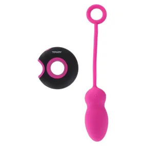 Toyjoy Silicone Pink Rechargeable Remote Controlled Love Egg