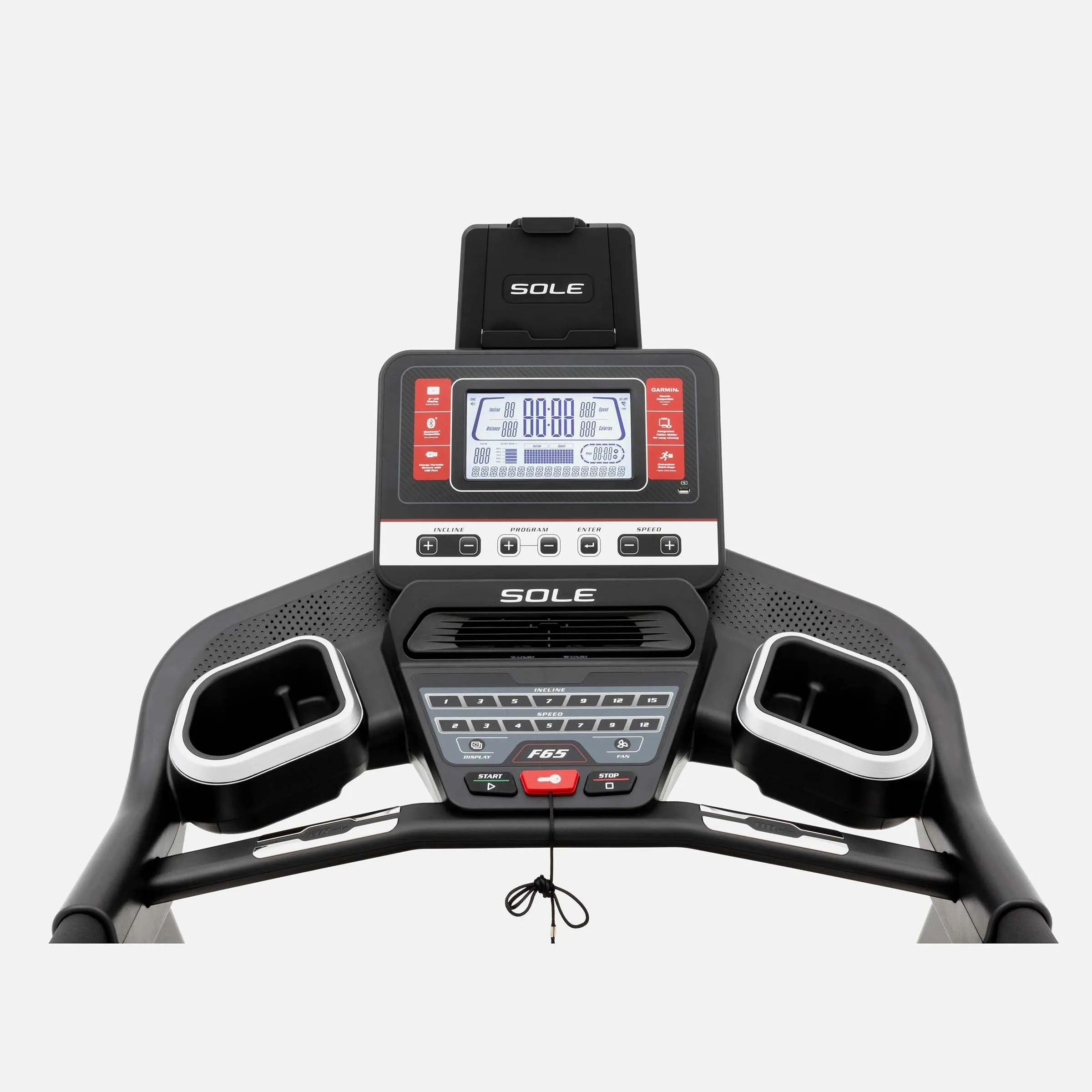 TREADMILL F65 3.0HP 9" LCD CONSOLE