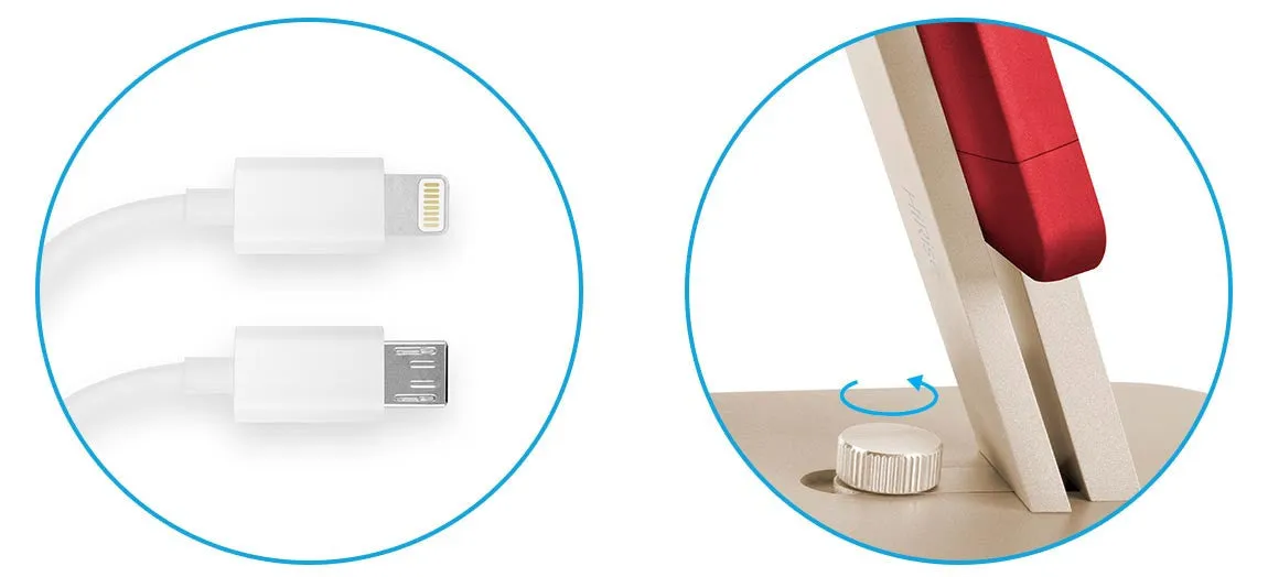 Twelve South HiRise DELUXE for iPhone 5, iPhone 6   iPad Mini - Gold