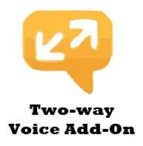 Two way voice alarm monitoring service add on (one year)
