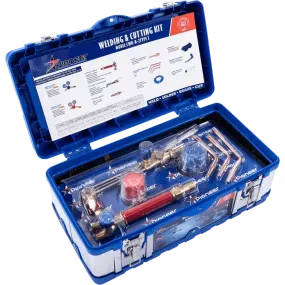 Universal brazing   cutting kit complete