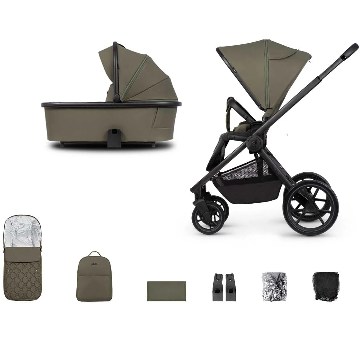 Venicci Tinum Edge 2in1 Bundle in Moss
