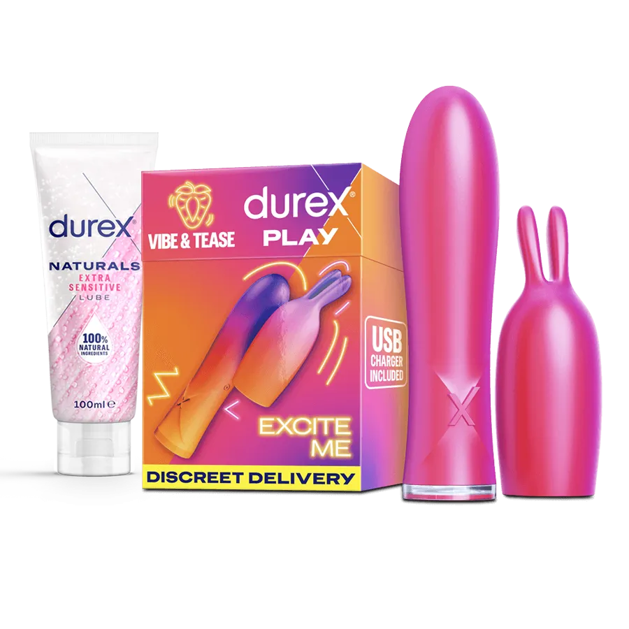 Vibe & Tease lube combo