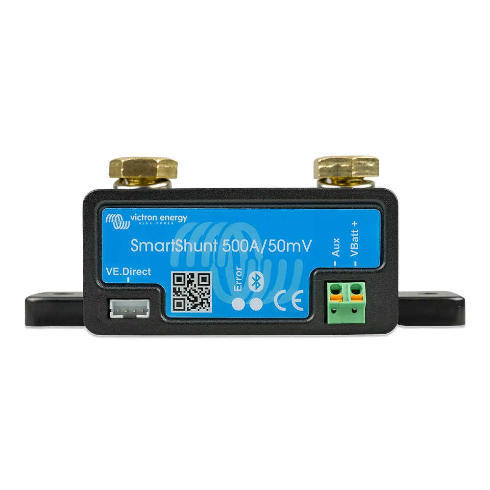 Victron Energy Shu050150050 Smartshunt 500Amp/50Mv Bluetooth Smart Battery