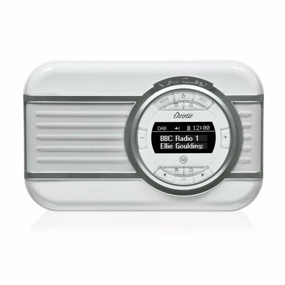 View Quest Christie DAB  Radio NFC Bluetooth Portable Speaker (Pink)