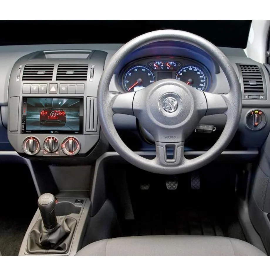 VW Polo Vivo MP5 Double Din Combo - With Number Plate Camera