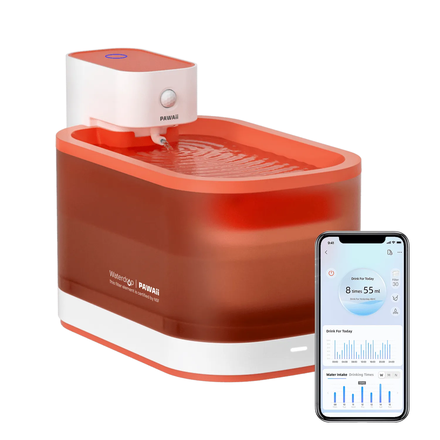 Waterdrop Wireless Pet Water Fountain Pro