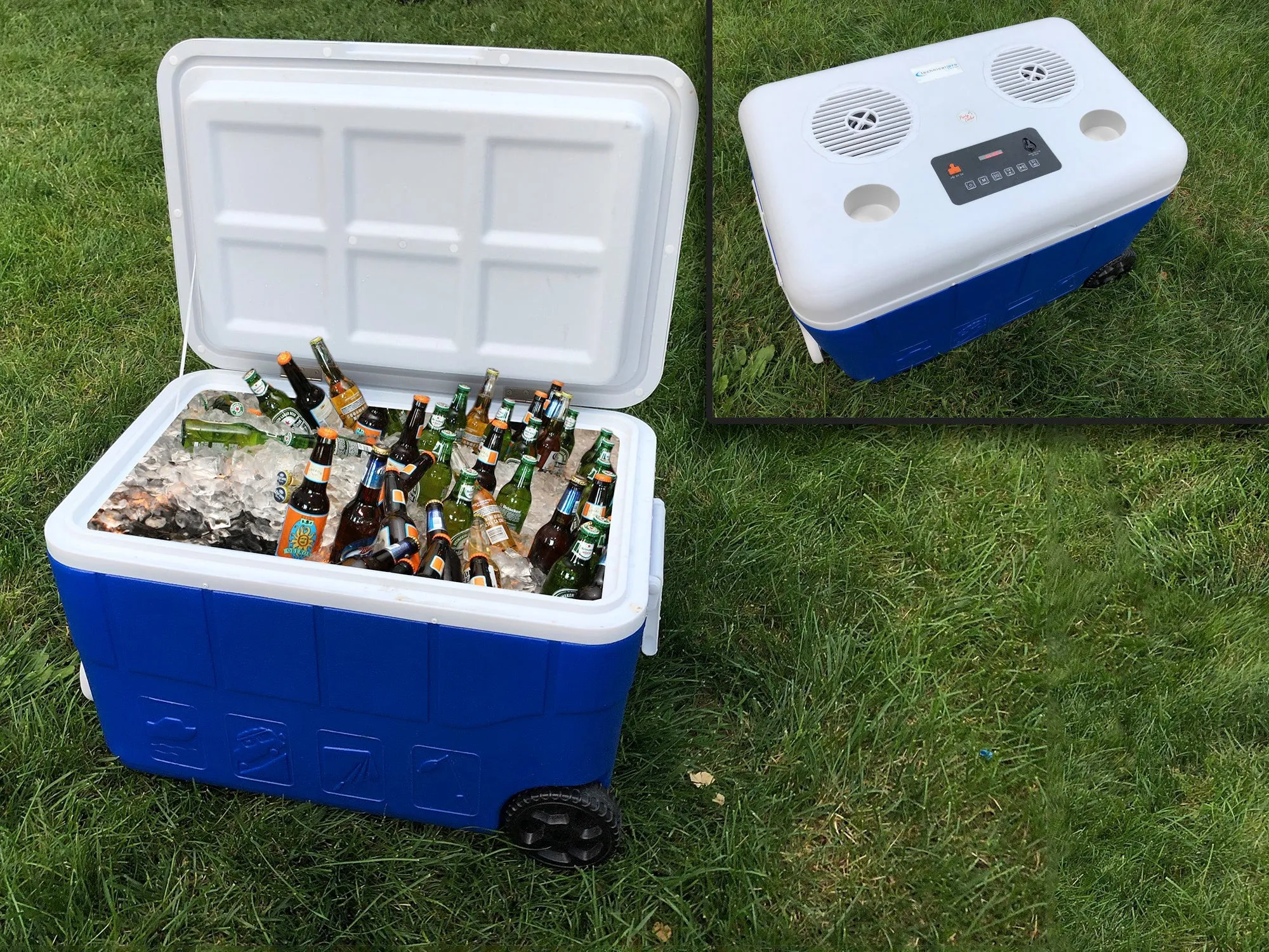 Waterproof Cooler with Bluetooth Speaker