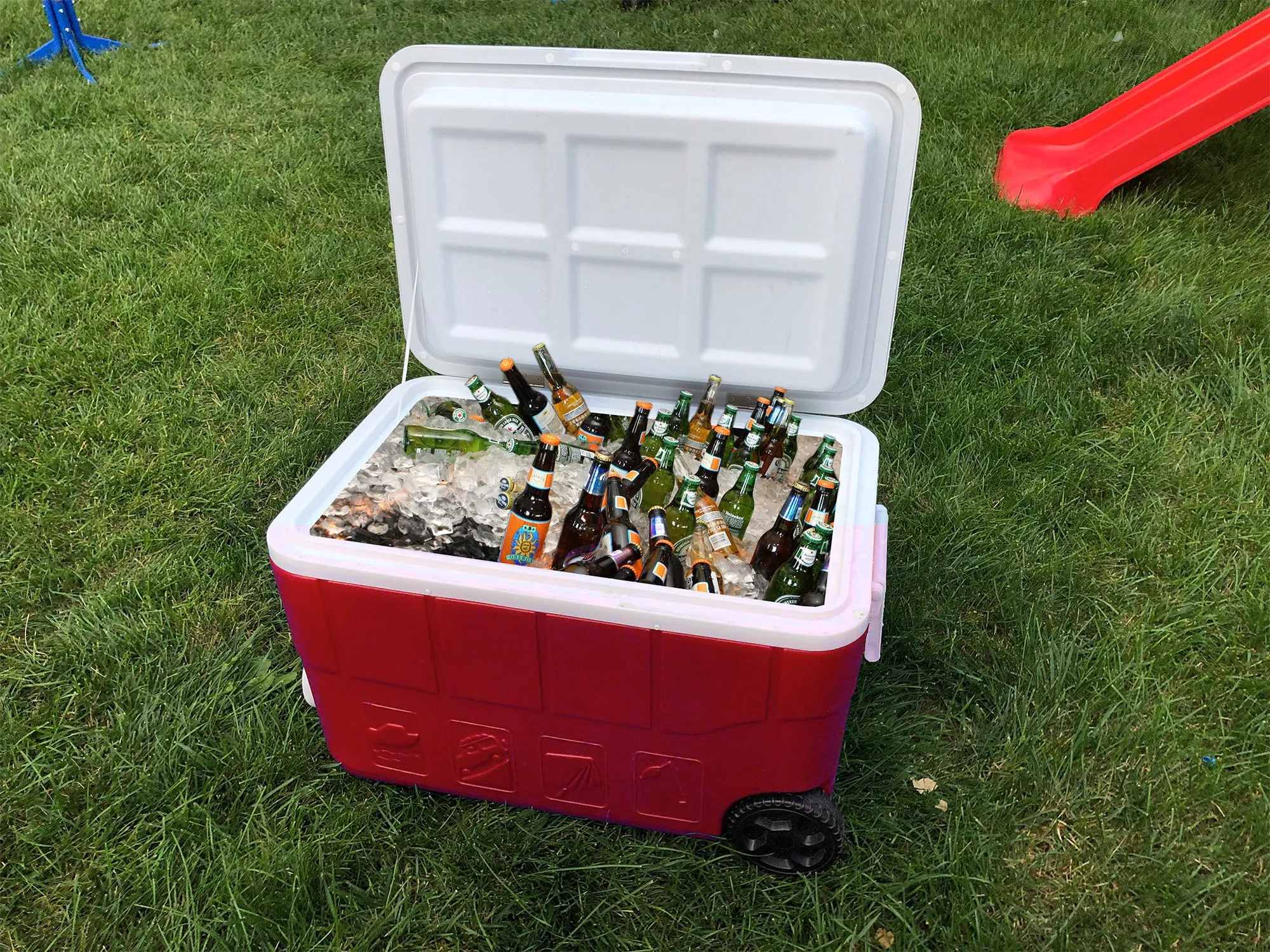 Waterproof Cooler with Bluetooth Speaker