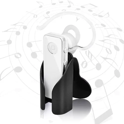 Wireless Handsfree Bluetooth Mono A2DP Headset (White) w/ Audio Streaming for