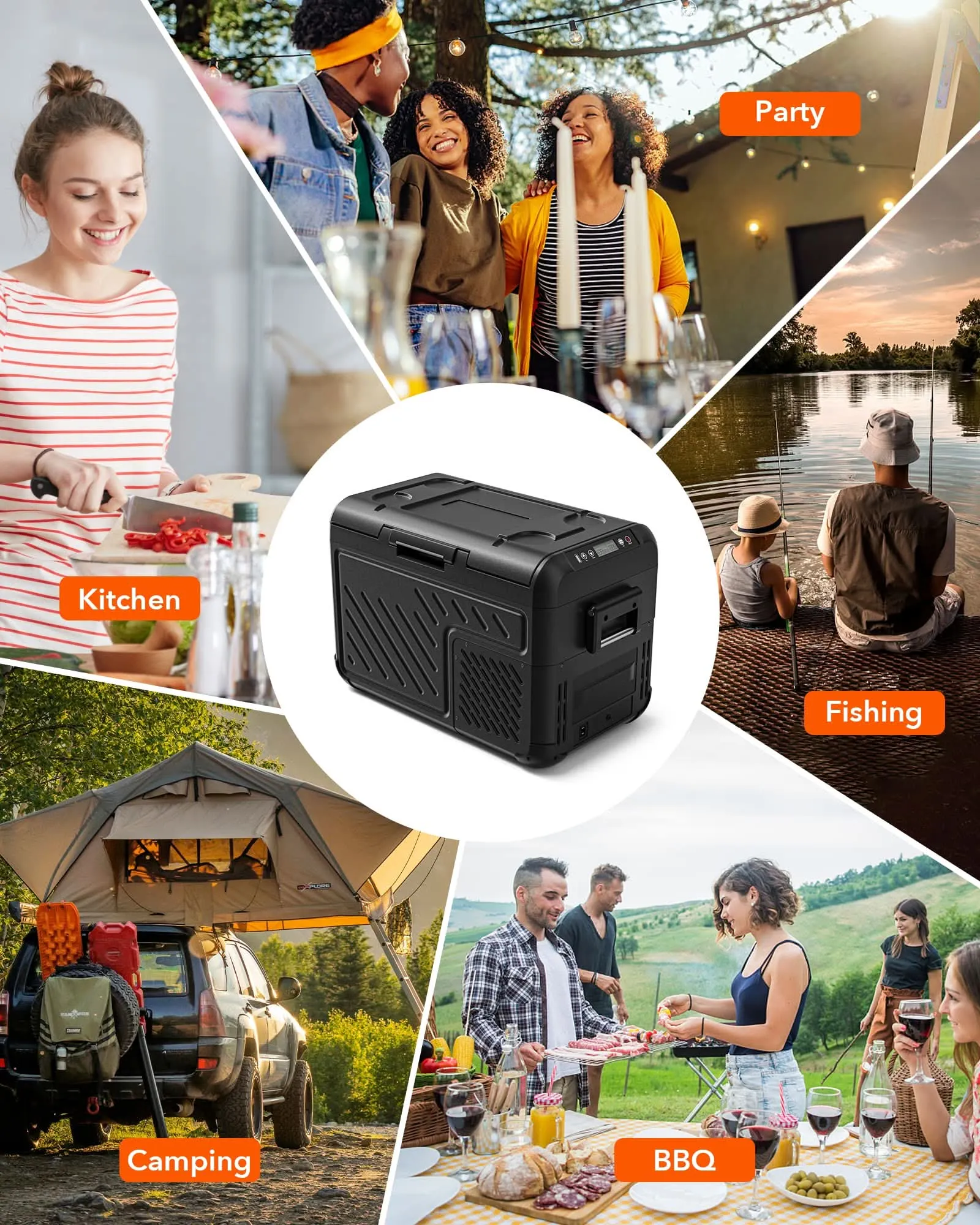 WOLFBOX Car Fridge Portable Refrigerator- Refurbished
