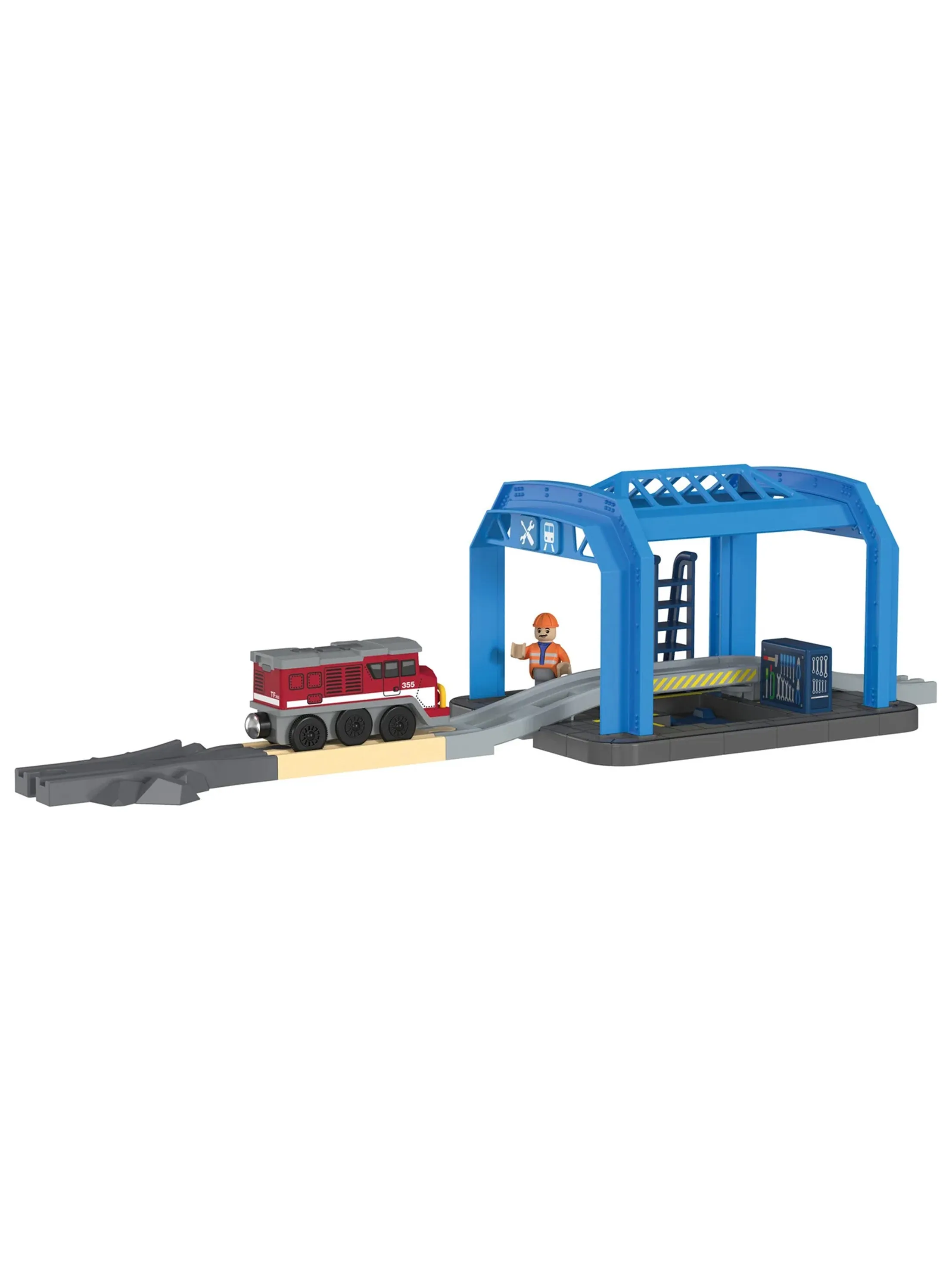Wooden Train & Railway Toy Set