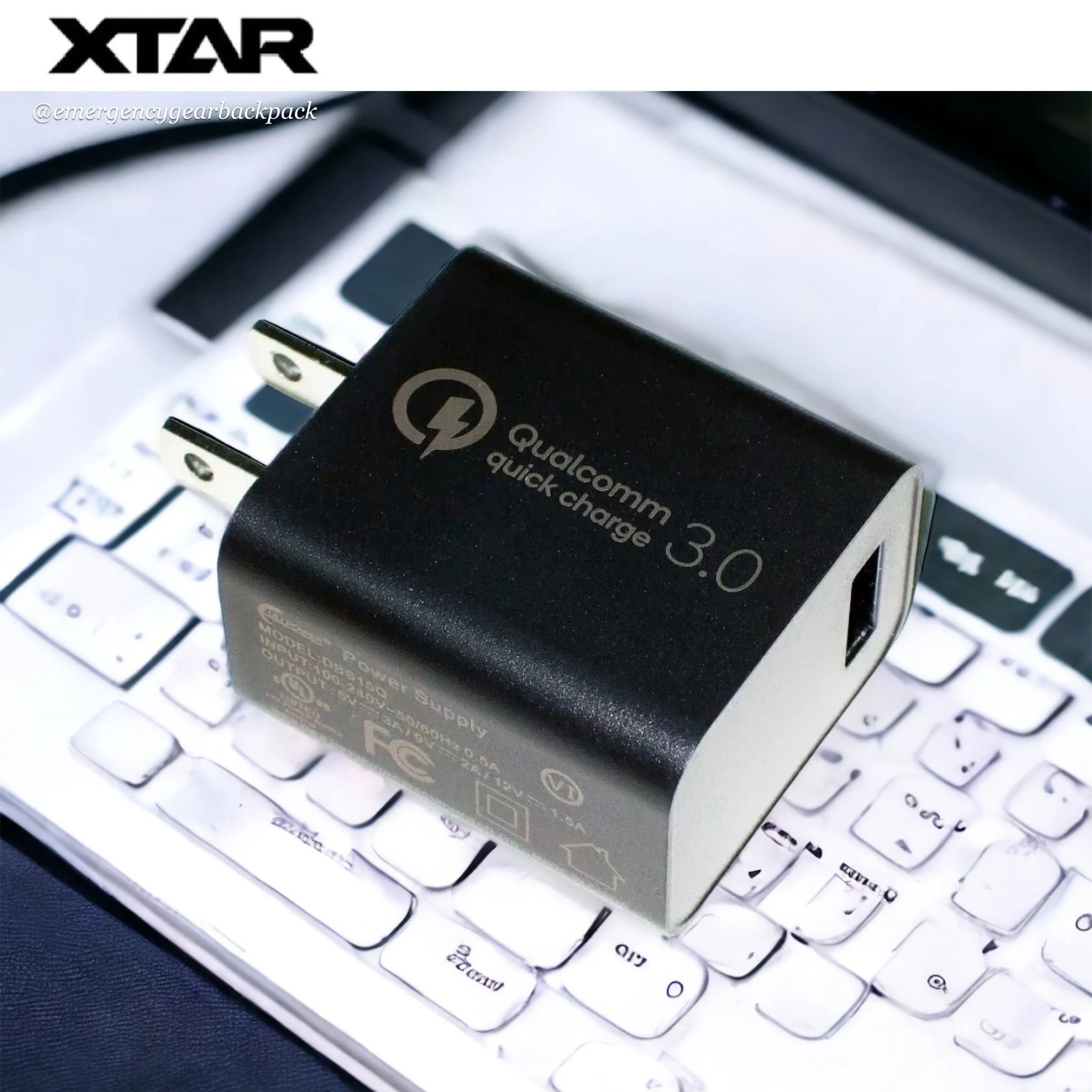 XTAR 18W QC 3.0 USB Wall Adapter