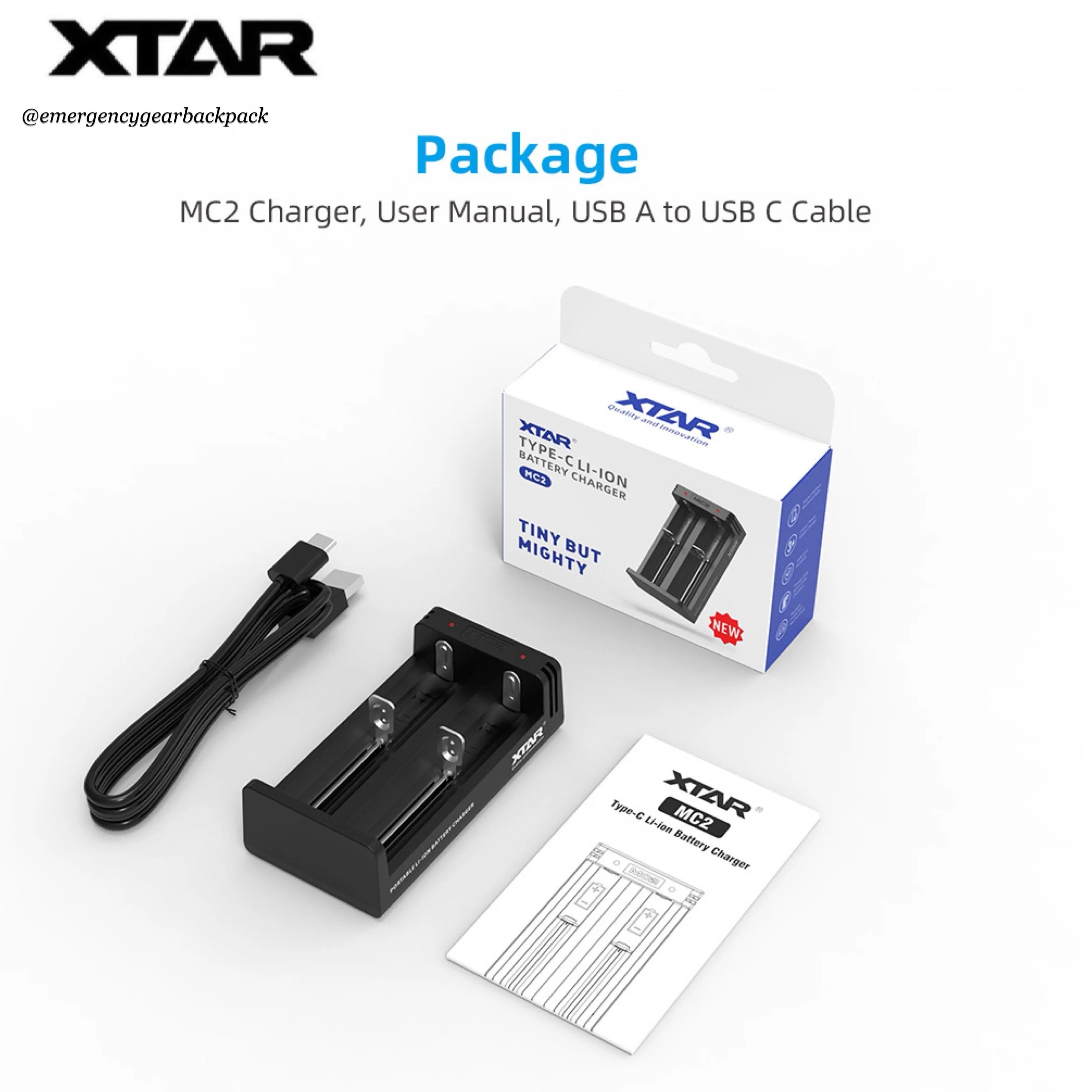 XTAR MC2 New - Smart Battery Charger