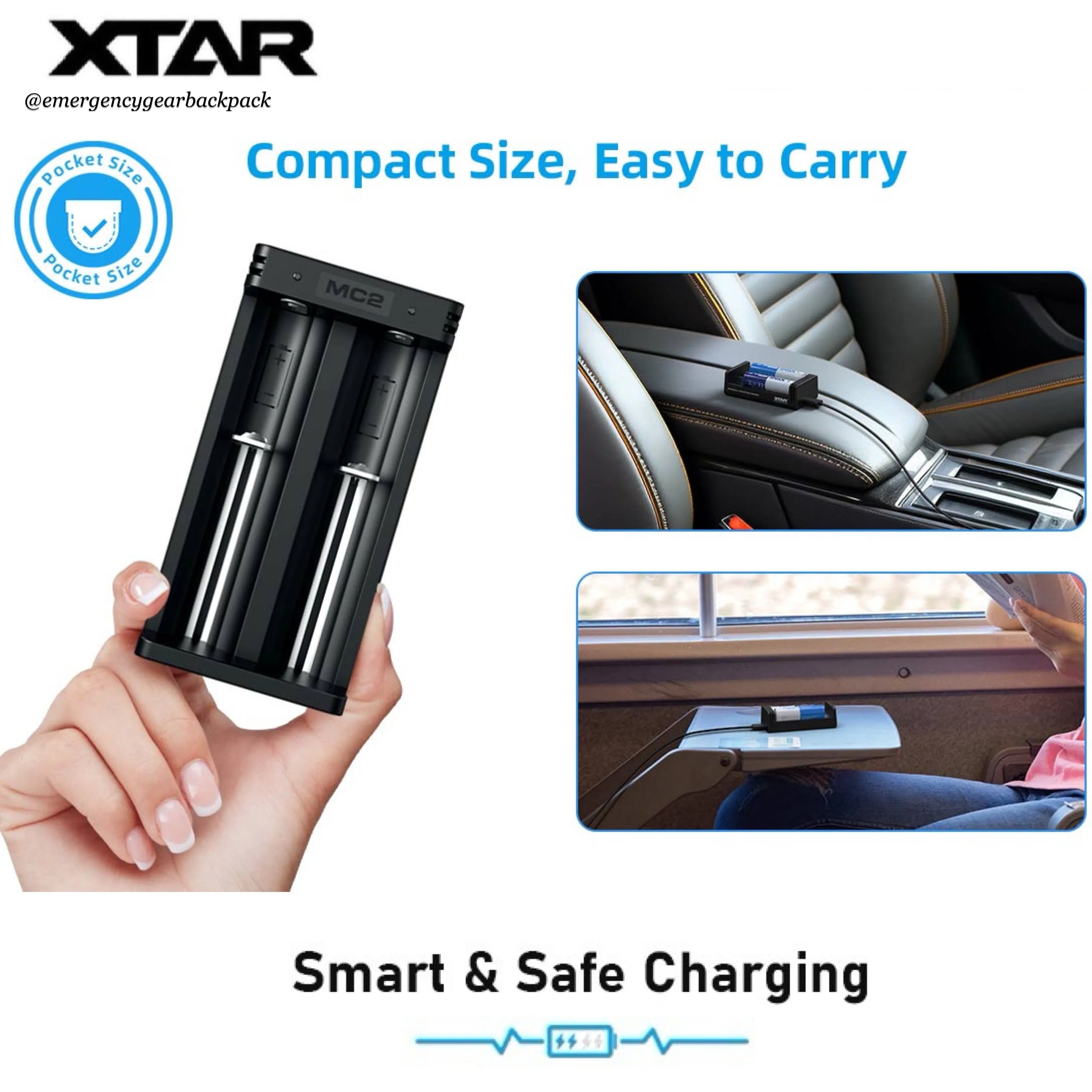 XTAR MC2 New - Smart Battery Charger