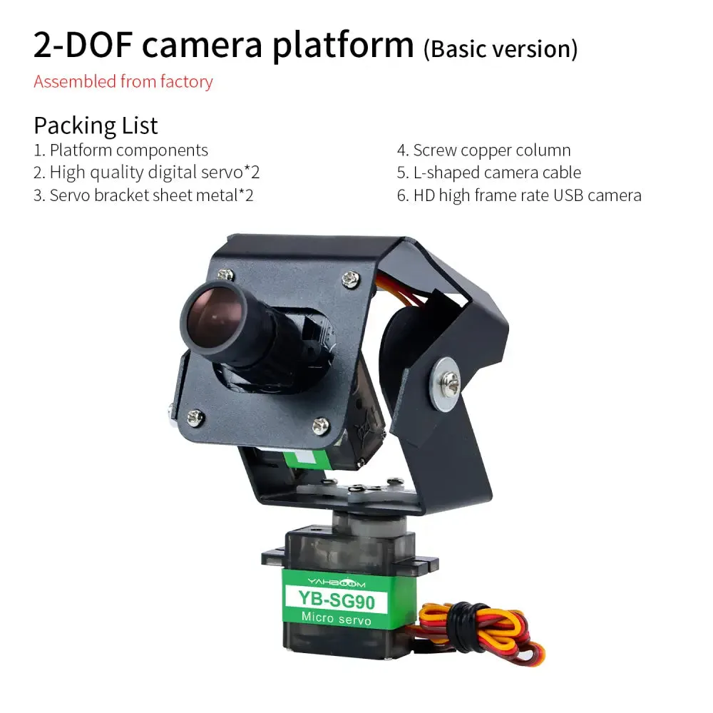Yahboom Electric Camera Platform-Basic Version with camera