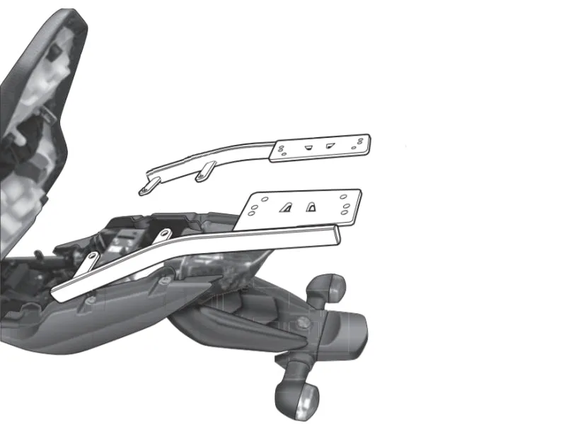 Yamaha Diversion XJ600 N ABS (09-16) SHAD Top Box Fitting Kit