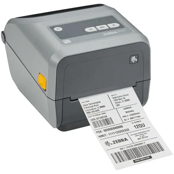 ZEBRA ZD421 Thermal Transfer Desktop Label Printer 203DPI Bluetooth/USB EZPL ZD4A042-30PM00EZ